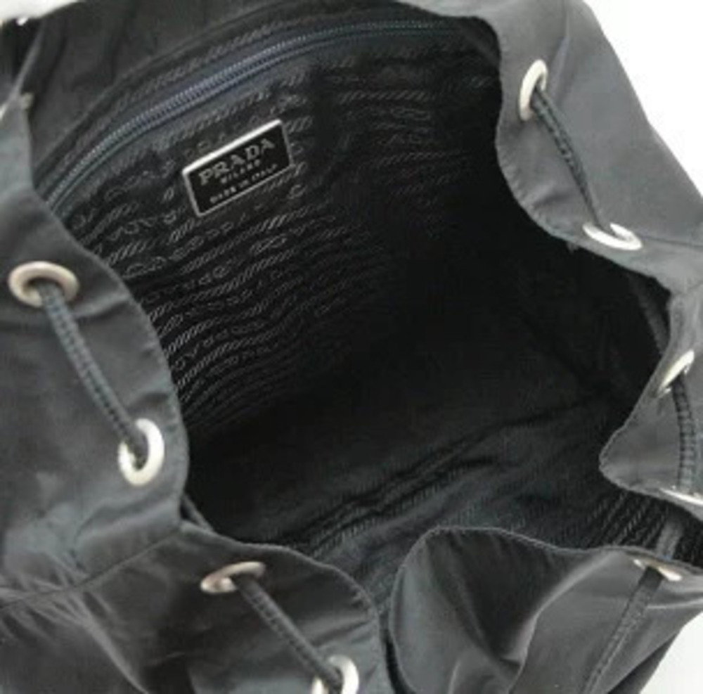 Prada Triangle Backpack Black - Picture 6 of 7